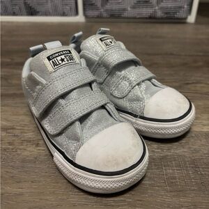 Converse Kids Silver Sneakers